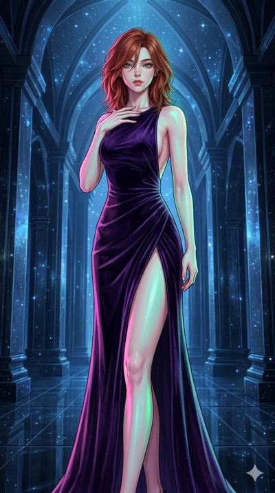 score_9, masterpiece, best quality, ultra-detailed, high-budget anime keyframe, editorial fashion photography, tasteful artistic composition, Korean woman. cowboy shot from the thighs up, character and outfit filling the frame for maximum editorial p
