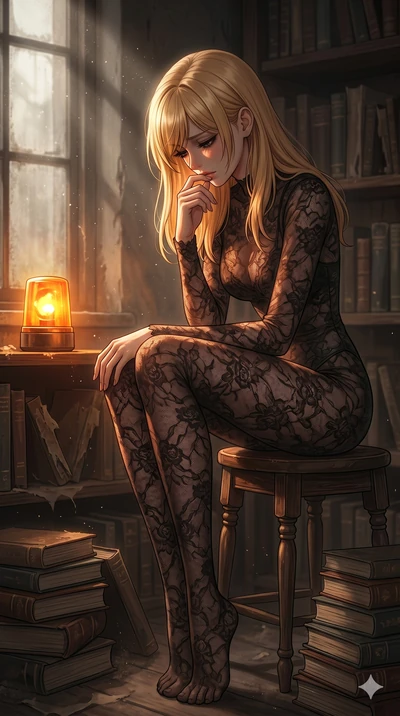 score_9, masterpiece, best quality, ultra-detailed, high-budget anime keyframe, editorial fashion photography, tasteful artistic composition, Caucasian woman, strictly human ears. cowboy shot from the thighs up, character and outfit filling the frame