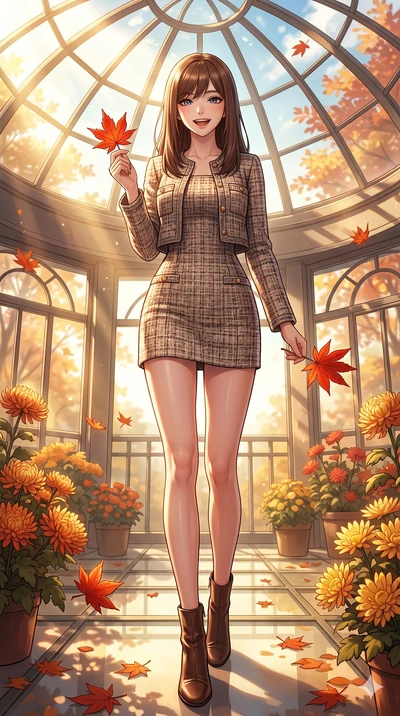 score_9, masterpiece, best quality, ultra-detailed, high-budget anime keyframe, vibrant anime aesthetic, Korean woman. low angle full-body shot from head to toe showing her feet, filling the entire 9:16 vertical frame with her statuesque presence, st