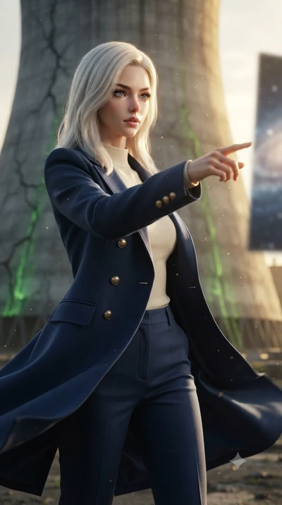 score_9, masterpiece, best quality, ultra-detailed, high-budget anime keyframe, editorial fashion photography, tasteful artistic composition, realistic cosplay photography, Caucasian woman, strictly human ears. close-up cowboy shot from the waist and