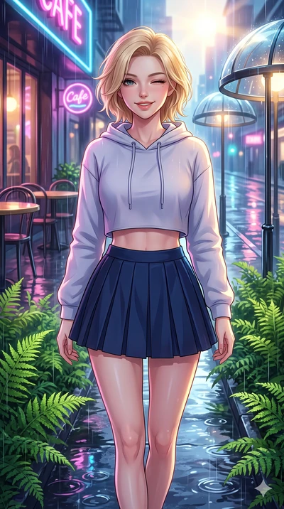 score_9, masterpiece, best quality, ultra-detailed, high-budget anime keyframe, vibrant anime aesthetic, Caucasian woman, strictly human ears. close-up cowboy shot from the waist and thighs up, the character dominates the composition, filling the fra