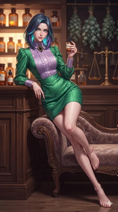 Caucasian woman. low angle full-body shot from head to toe showing her feet, filling the entire 9:16 vertica.