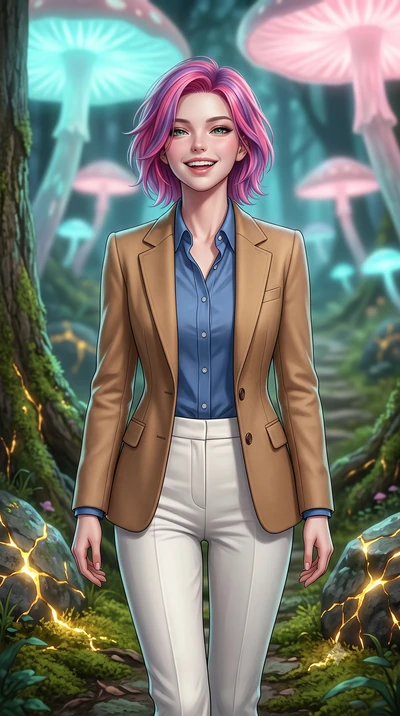 score_9, masterpiece, best quality, ultra-detailed, high-budget anime keyframe, editorial fashion photography, tasteful artistic composition, Caucasian woman, strictly human ears. close-up cowboy shot from the waist and thighs up, the character domin