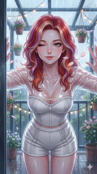 score_9, masterpiece, best quality, ultra-detailed, high-budget anime keyframe, vibrant anime aesthetic, Caucasian woman, strictly human ears. close-up cowboy shot from the waist and thighs up, the character dominates the composition, filling the fra