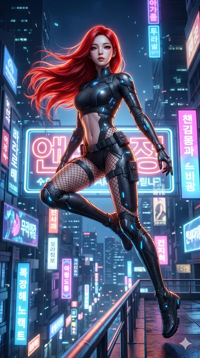 score_9, masterpiece, best quality, ultra-detailed, highly detailed CG unity 8k render, an incredibly beautiful Korean anime girl. Dynamic low angle shot filling the frame. She has an absolutely perfect 8-heads proportion, an exceptionally tall femal