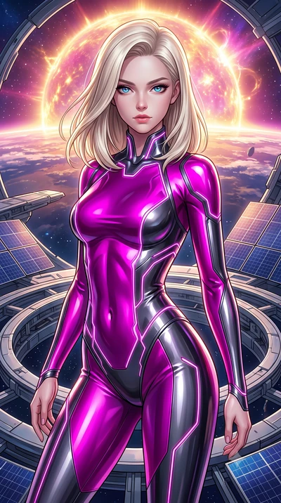 score_9, masterpiece, best quality, ultra-detailed, high-budget anime keyframe, editorial fashion photography, tasteful artistic composition, Caucasian woman. close-up cowboy shot from the waist and thighs up, the character dominates the composition,