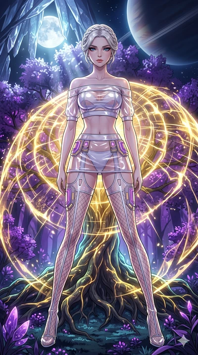 score_9, masterpiece, best quality, ultra-detailed, High-budget Anime Keyframe, vibrant colors, fluid line-art, expressive lighting, cinematic composition, Ufotable-style visual effects, top-tier animation quality, Japanese woman with delicate and el