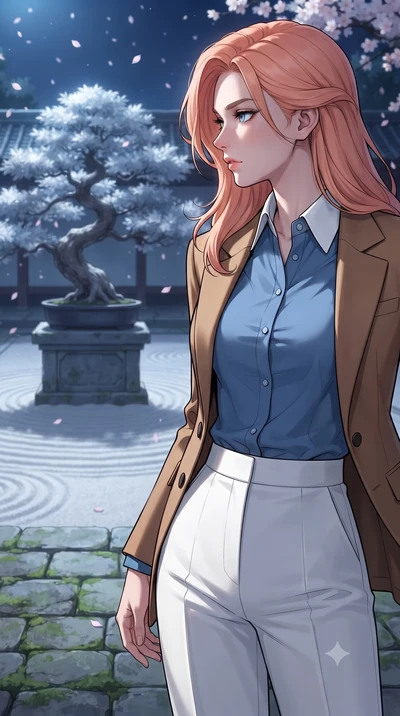score_9, masterpiece, best quality, ultra-detailed, high-budget anime keyframe, gorgeous anime illustration, with clean line-art and distinct ink outlines, Japanese woman. close-up cowboy shot from the waist and thighs up, the character dominates the