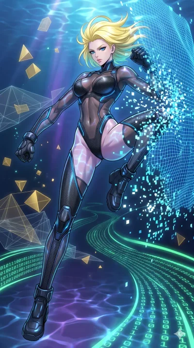 score_9, masterpiece, best quality, ultra-detailed, High-budget Anime Keyframe, vibrant colors, fluid line-art, expressive lighting, cinematic composition, Ufotable-style visual effects, top-tier animation quality, Caucasian woman with pale skin, blo