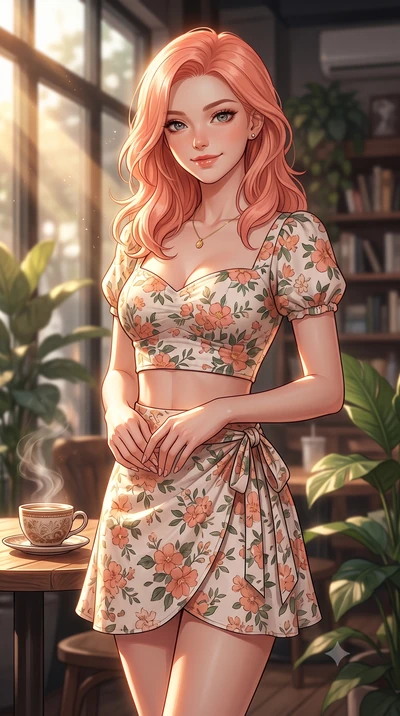 score_9, masterpiece, best quality, ultra-detailed, high-budget anime keyframe, editorial fashion photography, tasteful artistic composition, Japanese woman woman. close-up cowboy shot from the waist and thighs up, the character dominates the composi