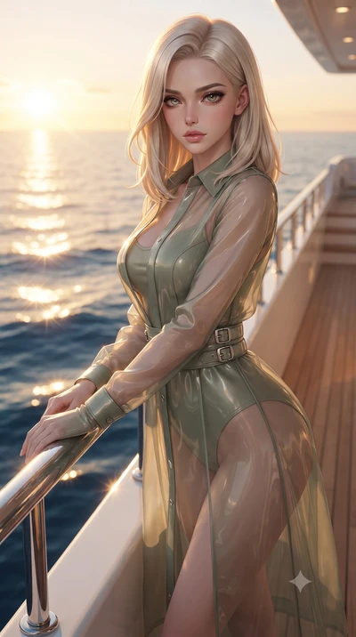 score_9, masterpiece, best quality, ultra-detailed, high-budget anime keyframe, editorial fashion photography, tasteful artistic composition, Caucasian woman. close-up cowboy shot from the waist and thighs up, the character dominates the composition,