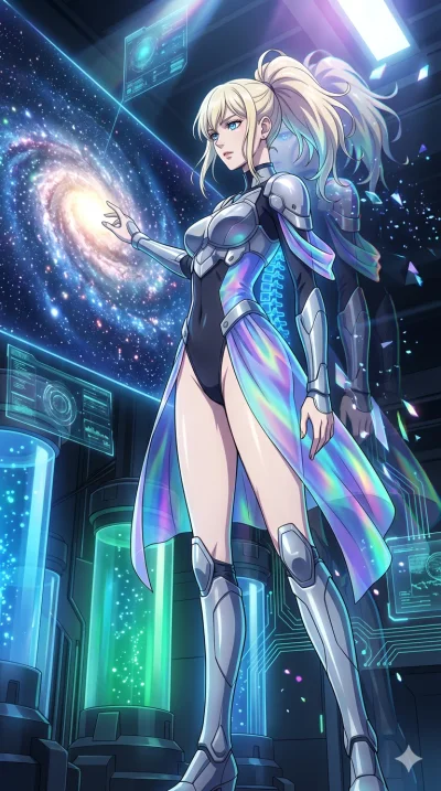 score_9, masterpiece, best quality, ultra-detailed, High-budget Anime Keyframe, vibrant colors, fluid line-art, expressive lighting, cinematic composition, Ufotable-style visual effects, top-tier animation quality, Caucasian woman with pale skin, blo