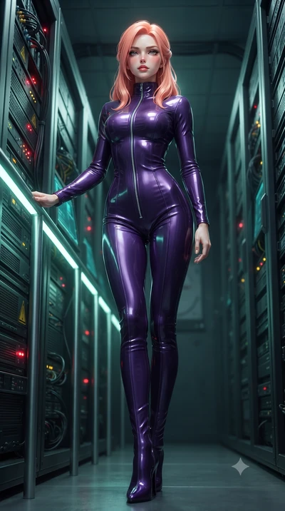 score_9, masterpiece, best quality, ultra-detailed, high-budget anime keyframe, editorial fashion photography, tasteful artistic composition, Japanese woman. low angle full-body shot from head to toe showing her feet, filling the entire 9:16 vertical