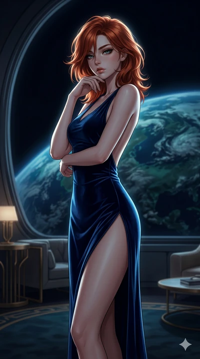 score_9, masterpiece, best quality, ultra-detailed, high-budget anime keyframe, editorial fashion photography, tasteful artistic composition, Korean woman. cowboy shot from the thighs up, character and outfit filling the frame for maximum editorial p