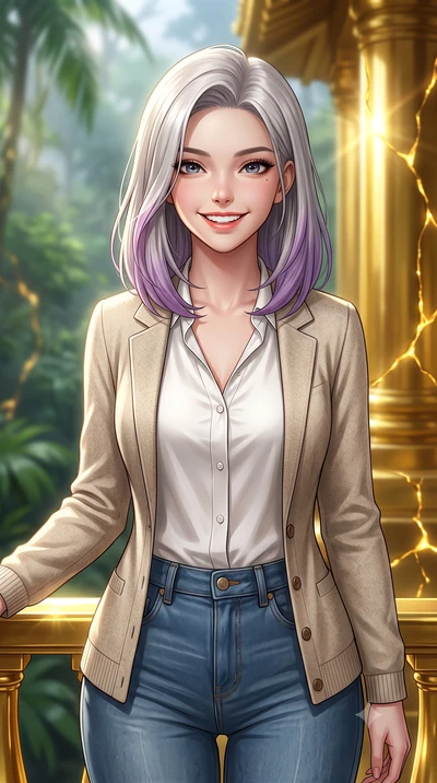 score_9, masterpiece, best quality, ultra-detailed, high-budget anime keyframe, editorial fashion photography, tasteful artistic composition, Caucasian woman, strictly human ears. close-up cowboy shot from the waist and thighs up, the character domin