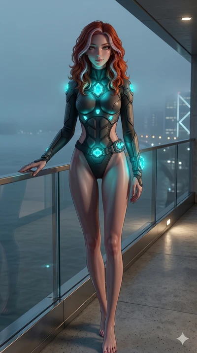 score_9, masterpiece, best quality, ultra-detailed, high-budget anime keyframe, editorial fashion photography, tasteful artistic composition, Caucasian woman, strictly human ears. cowboy shot from the thighs up, character and outfit filling the frame