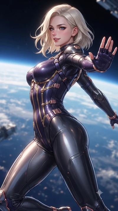 score_9, masterpiece, best quality, ultra-detailed, high-budget anime keyframe, editorial fashion photography, tasteful artistic composition, Caucasian woman. close-up cowboy shot from the waist and thighs up, the character dominates the composition,