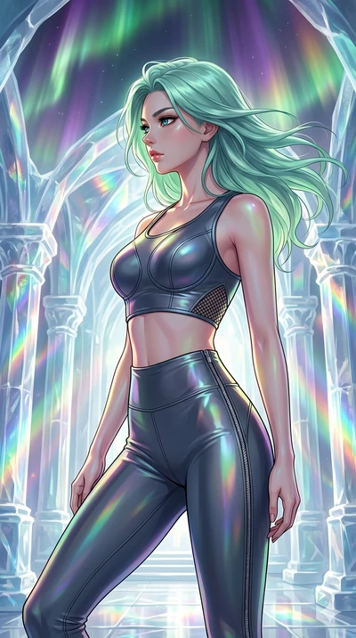 score_9, masterpiece, best quality, ultra-detailed, high-budget anime keyframe, editorial fashion photography, tasteful artistic composition, Japanese woman. cowboy shot from the thighs up, character and outfit filling the frame for maximum editorial