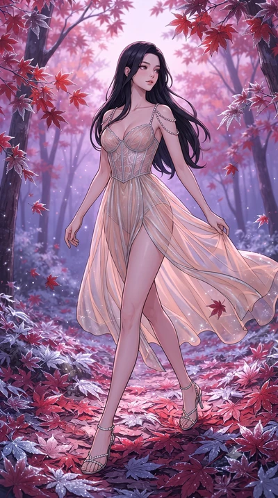 score_9, masterpiece, best quality, ultra-detailed, high-budget anime keyframe, editorial fashion photography, tasteful artistic composition, gorgeous anime illustration, with clean line-art, distinct ink outlines, and high-contrast stereoscopic dept