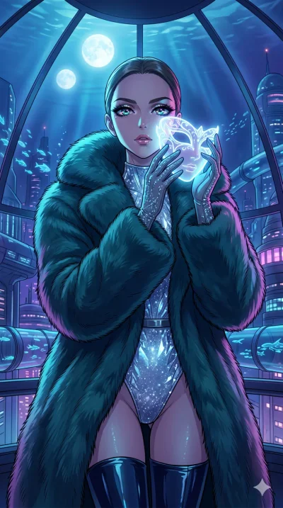 score_9, masterpiece, best quality, ultra-detailed, high-budget anime movie keyframe, cinematic anime lighting, intricate line art, Caucasian (strictly human ears) anime girl. Upper body filling screen focusing on her alluring features and slim-fit s