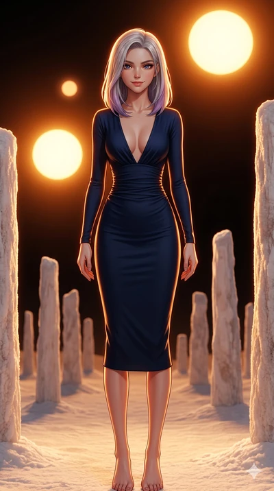 score_9, masterpiece, best quality, ultra-detailed, high-budget anime keyframe, editorial fashion photography, tasteful artistic composition, Caucasian woman, strictly human ears. cowboy shot from the thighs up, character and outfit filling the frame