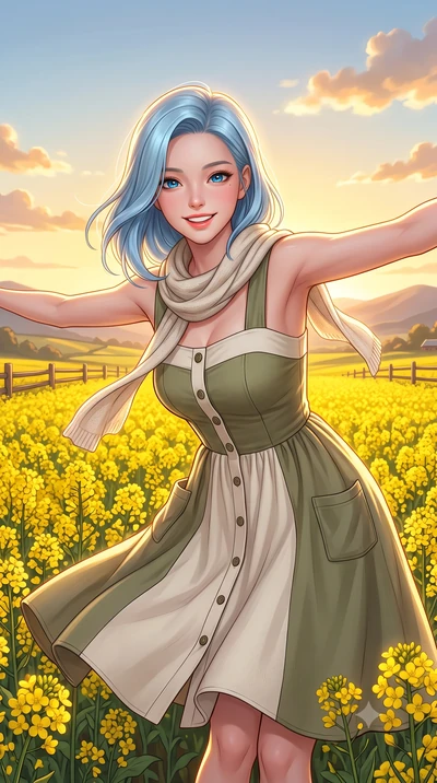 score_9, masterpiece, best quality, ultra-detailed, high-budget anime keyframe, semi-realistic 3D game render, editorial fashion photography, tasteful artistic composition, Korean woman. close-up cowboy shot from the waist and thighs up, the characte