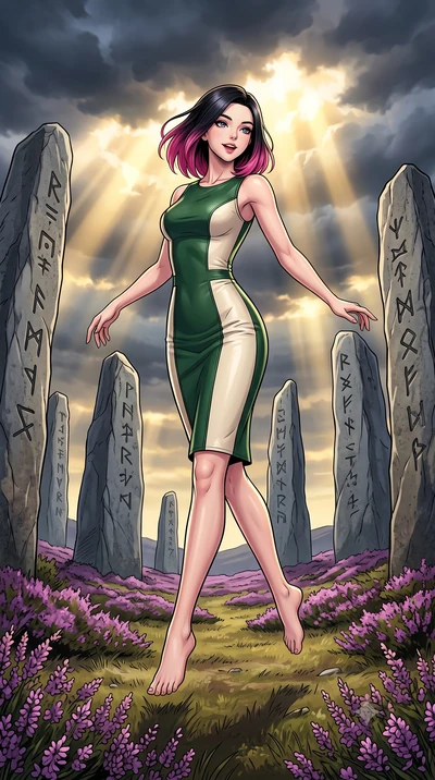 score_9, masterpiece, best quality, ultra-detailed, high-budget anime keyframe, editorial fashion photography, tasteful artistic composition, gorgeous anime illustration, with clean line-art, distinct ink outlines, and high-contrast stereoscopic dept
