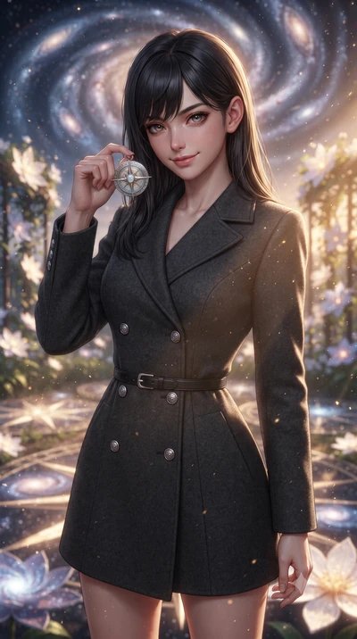 score_9, masterpiece, best quality, ultra-detailed, high-budget anime keyframe, editorial fashion photography, tasteful artistic composition, Caucasian woman, strictly human ears. close-up cowboy shot from the waist and thighs up, the character domin