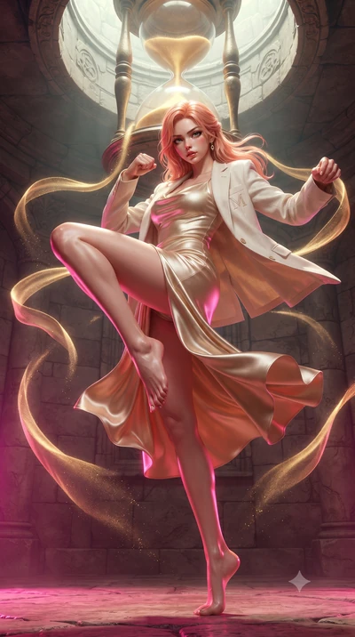 score_9, masterpiece, best quality, ultra-detailed, high-budget anime keyframe, editorial fashion photography, tasteful artistic composition, realistic cosplay photography, Japanese woman. low angle full-body shot from head to toe showing her feet, f