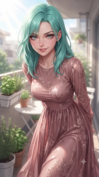 score_9, masterpiece, best quality, ultra-detailed, high-budget anime keyframe, editorial fashion photography, tasteful artistic composition, Japanese woman woman. close-up cowboy shot from the waist and thighs up, the character dominates the composi