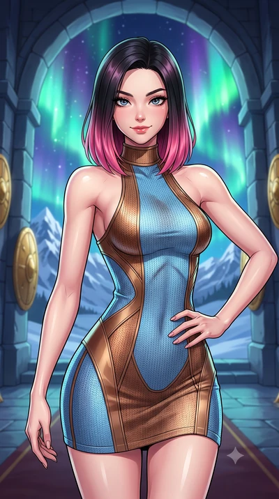 score_9, masterpiece, best quality, ultra-detailed, high-budget anime keyframe, editorial fashion photography, tasteful artistic composition, gorgeous anime illustration, with clean line-art, distinct ink outlines, and high-contrast stereoscopic dept