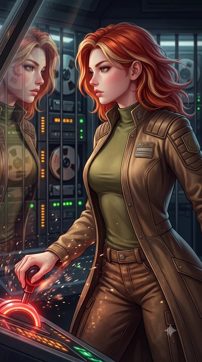 score_9, masterpiece, best quality, ultra-detailed, high-budget anime keyframe, editorial fashion photography, tasteful artistic composition, Caucasian woman, strictly human ears. close-up cowboy shot from the waist and thighs up, the character domin