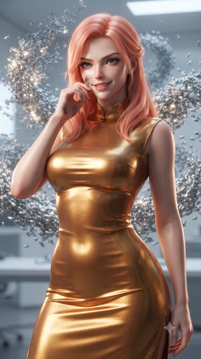 score_9, masterpiece, best quality, ultra-detailed, high-budget anime keyframe, editorial fashion photography, tasteful artistic composition, realistic cosplay photography, Japanese woman. close-up cowboy shot from the waist and thighs up, the charac