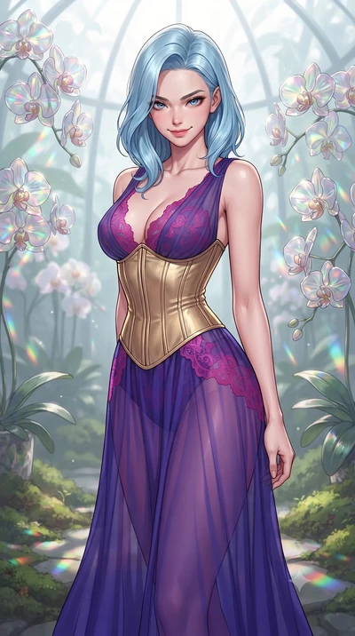 score_9, masterpiece, best quality, ultra-detailed, high-budget anime keyframe, editorial fashion photography, tasteful artistic composition, gorgeous anime illustration, with clean line-art, distinct ink outlines, and high-contrast stereoscopic dept