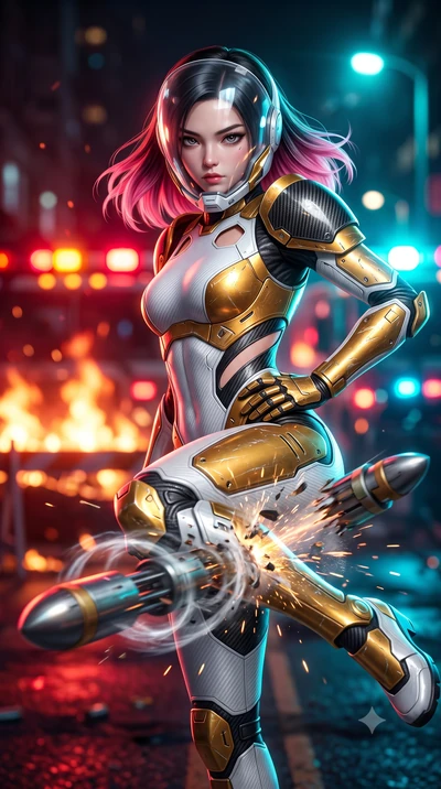 score_9, masterpiece, best quality, ultra-detailed, high-budget anime keyframe, semi-realistic 3D game render, editorial fashion photography, tasteful artistic composition, Korean woman. close-up cowboy shot from the waist and thighs up, the characte