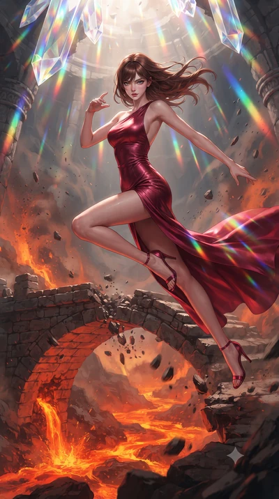 score_9, masterpiece, best quality, ultra-detailed, high-budget anime keyframe, editorial fashion photography, tasteful artistic composition, realistic cosplay photography, Korean woman. low angle full-body shot from head to toe showing her feet, fil