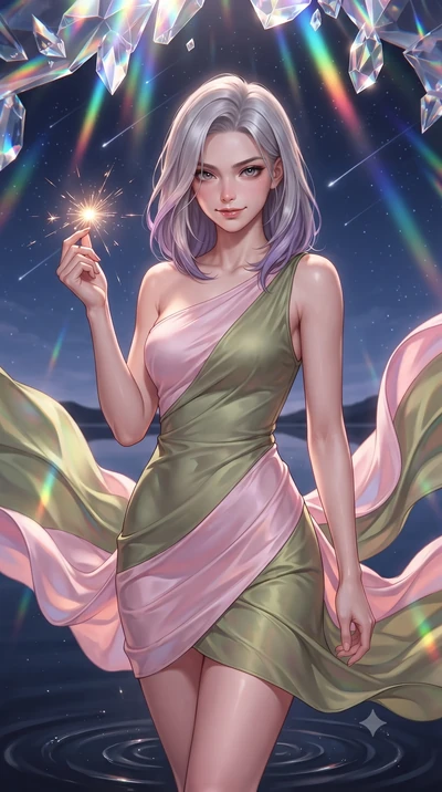 score_9, masterpiece, best quality, ultra-detailed, high-budget anime keyframe, editorial fashion photography, tasteful artistic composition, realistic cosplay photography, Caucasian woman, strictly human ears. close-up cowboy shot from the waist and