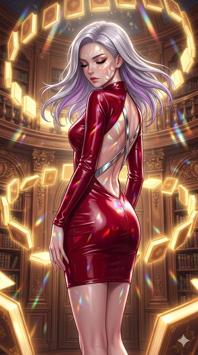 score_9, masterpiece, best quality, ultra-detailed, high-budget anime keyframe, editorial fashion photography, tasteful artistic composition, Caucasian woman, strictly human ears. cowboy shot from the thighs up, character and outfit filling the frame