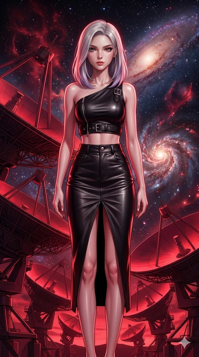 score_9, masterpiece, best quality, ultra-detailed, high-budget anime keyframe, editorial fashion photography, tasteful artistic composition, Caucasian woman, strictly human ears. cowboy shot from the thighs up, character and outfit filling the frame