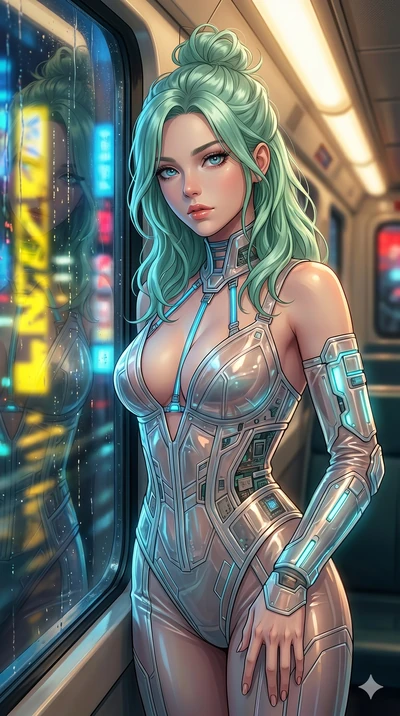 score_9, masterpiece, best quality, ultra-detailed, high-budget anime keyframe, editorial fashion photography, tasteful artistic composition, Japanese woman. Upper body close-up from the thighs up, character filling the screen for maximum presence. S