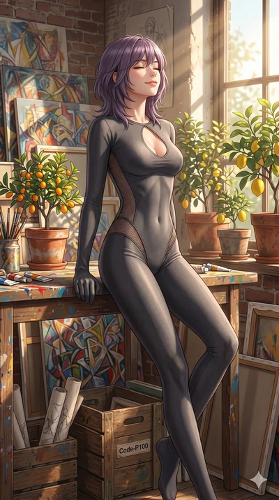 score_9, masterpiece, best quality, ultra-detailed, high-budget anime keyframe, editorial fashion photography, tasteful artistic composition, Japanese woman. cowboy shot from the thighs up, character and outfit filling the frame for maximum editorial