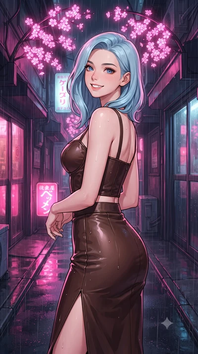 score_9, masterpiece, best quality, ultra-detailed, high-budget anime keyframe, editorial fashion photography, tasteful artistic composition, gorgeous anime illustration, with clean line-art, distinct ink outlines, and high-contrast stereoscopic dept