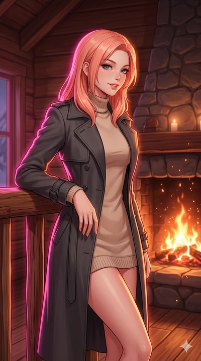score_9, masterpiece, best quality, ultra-detailed, high-budget anime keyframe, editorial fashion photography, tasteful artistic composition, Japanese woman. cowboy shot from the thighs up, character and outfit filling the frame for maximum editorial