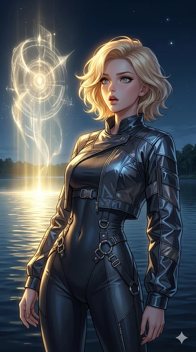 score_9, masterpiece, best quality, ultra-detailed, high-budget anime keyframe, editorial fashion photography, tasteful artistic composition, Caucasian woman, strictly human ears. cowboy shot from the thighs up, character and outfit filling the frame