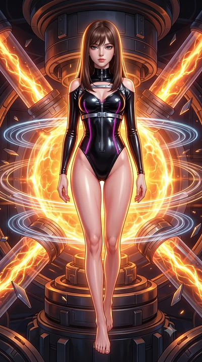 score_9, masterpiece, best quality, ultra-detailed, high-budget anime keyframe, semi-realistic 3D game render, editorial fashion photography, tasteful artistic composition, Korean woman. low angle full-body shot from head to toe showing her feet, fil