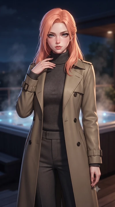 score_9, masterpiece, best quality, ultra-detailed, high-budget anime keyframe, editorial fashion photography, tasteful artistic composition, Japanese woman woman. close-up cowboy shot from the waist and thighs up, the character dominates the composi