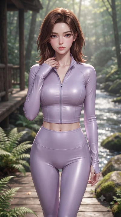score_9, masterpiece, best quality, ultra-detailed, high-budget anime keyframe, editorial fashion photography, tasteful artistic composition, Korean woman. close-up cowboy shot from the waist and thighs up, the character dominates the composition, fi