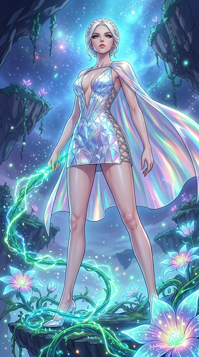 score_9, masterpiece, best quality, ultra-detailed, High-budget Anime Keyframe, vibrant colors, fluid line-art, expressive lighting, cinematic composition, Ufotable-style visual effects, top-tier animation quality, Korean woman with idol-like refined