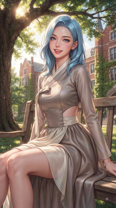 score_9, masterpiece, best quality, ultra-detailed, high-budget anime keyframe, editorial fashion photography, tasteful artistic composition, Korean woman. close-up cowboy shot from the waist and thighs up, the character dominates the composition, fi