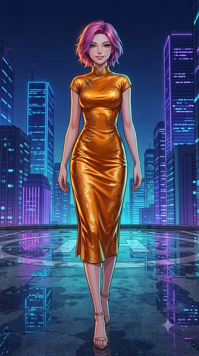 score_9, masterpiece, best quality, ultra-detailed, high-budget anime keyframe, editorial fashion photography, tasteful artistic composition, gorgeous anime illustration, with clean line-art, distinct ink outlines, and high-contrast stereoscopic dept